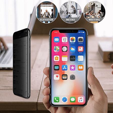 OMOTON Privacy Screen Protector for iPhone 13 & iPhone 13 pro 2 Pack 6.1 Inch Anti Spy 9H Tempered Glass Film 