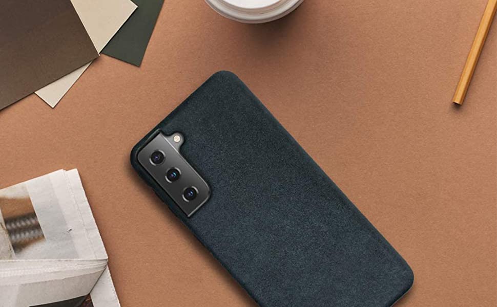 arrivly alcantara cases suede microfiber superior protection tpu covers Galaxy S20 (5G) 